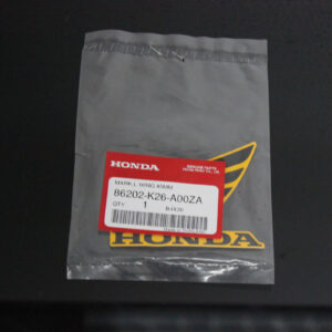 Decal, Left Wing, MSX125 Grom, Type 11, Black on Marigold Yellow Scheme