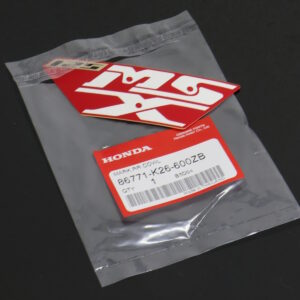 Decal, Rear Cowl MSX125 Grom, White on Valentine Red Scheme