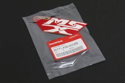 Decal, Rear Cowl MSX125 Grom, White on Valentine Red Scheme