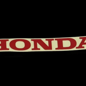 Decal, Honda, 100mm, T3,  Red, (no background)