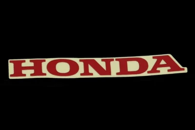 Decal, Honda, 100mm, T3, Red, (no background)