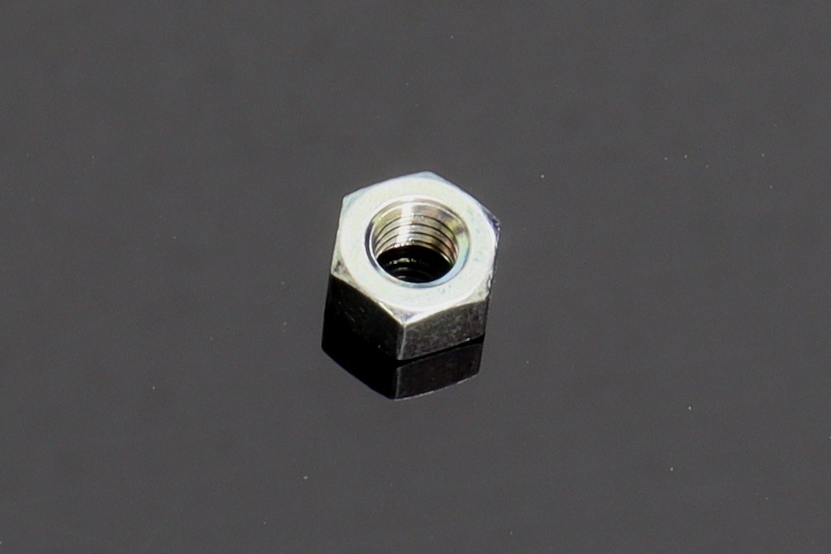 Nut, 6mm, L/H thread, MC28
