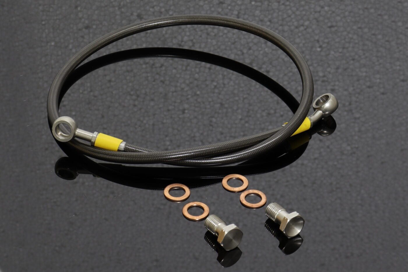 HEL Front Brake Line Kit - Honda MSX125 Grom, Brembo 84mm Pitch Caliper *