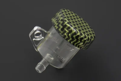 Mini brake reservoir, Carbon/Kevlar, Vertical Tube