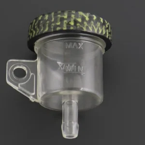 Mini brake reservoir, Carbon/Kevlar, Vertical Tube