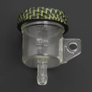 Mini brake reservoir, Carbon/Kevlar, Vertical Tube