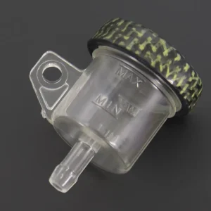 Mini brake reservoir, Carbon/Kevlar, Vertical Tube