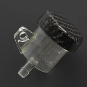 Mini brake reservoir, Carbon, Vertical Tube