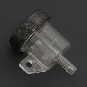 Mini brake reservoir, Carbon, Vertical Tube