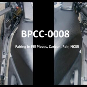 Fairing In Fill Pieces, Carbon, Pair, NC35