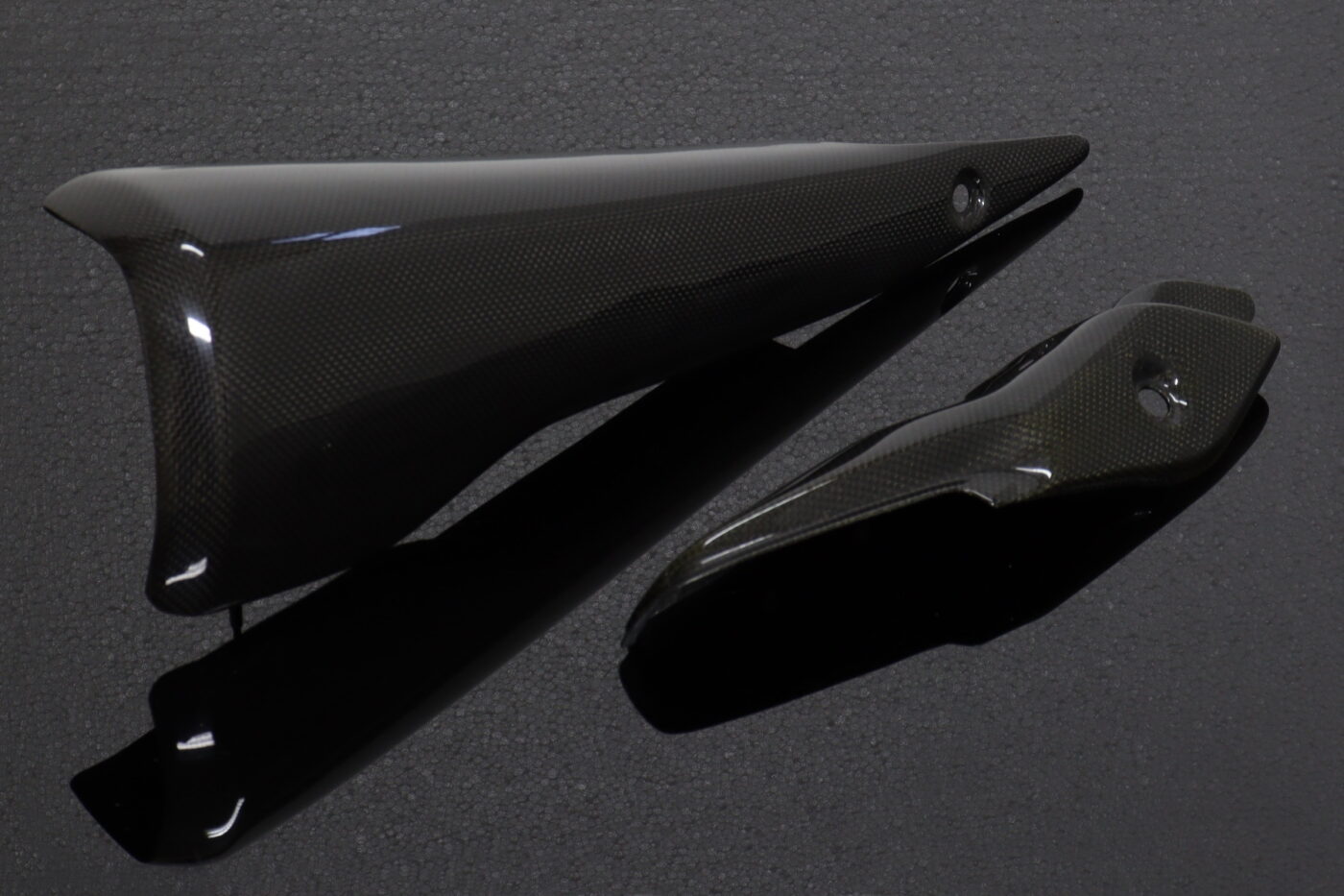 Set, Exhaust Guard, Carbon, Front, CBR250R