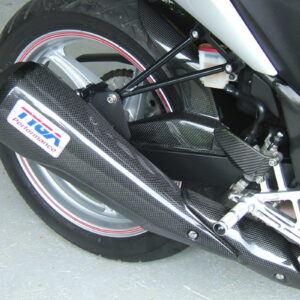 Set, Exhaust Guard, Carbon, Front, CBR250R