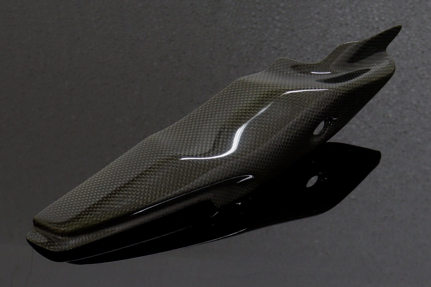 Exhaust Guard, Carbon, Front, CBR250R
