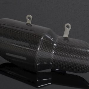 Silencer Guard, Carbon, (Race) WSS300 Race System, KTM RC390/390 Duke