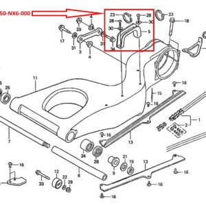 Holder, Carbon, Brake Hose, NSR500V Style