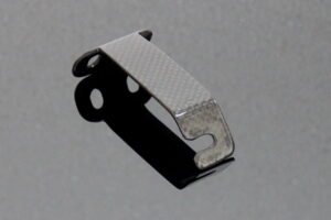 Stay Radiator, Left Lower, Carbon, RGV250 VJ21