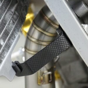 Stay Radiator, Left Lower, Carbon, RGV250 VJ21