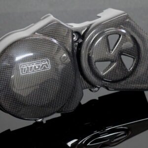 Generator/Sprocket Cover, Carbon, RGV250 VJ21, Assy