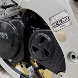 Generator/Sprocket Cover, Carbon, RGV250 VJ21, Assy