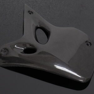 Radiator Shroud, Left, Carbon,KSR110