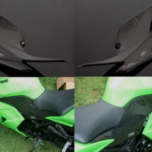 Tank In-Fill Panels Pair, Carbon, Kawasaki Ninja 250R