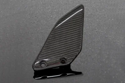 Heel Guard, Carbon, Left, Honda JC22 NSR125