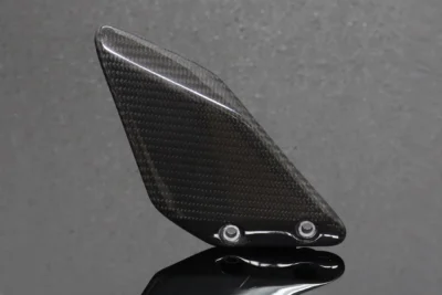 Heel Guard, Carbon, Right, Honda JC22 NSR125