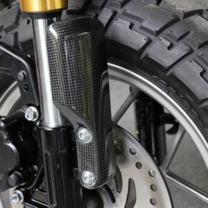 Fork Guards, Carbon, Pair, Monkey 125