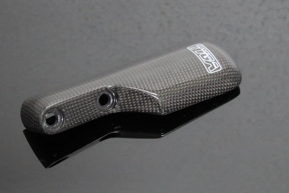 Fork Guard, Carbon, Left, Monkey 125