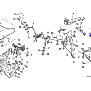 Console, Carbon, Left, CBR900RR SC28