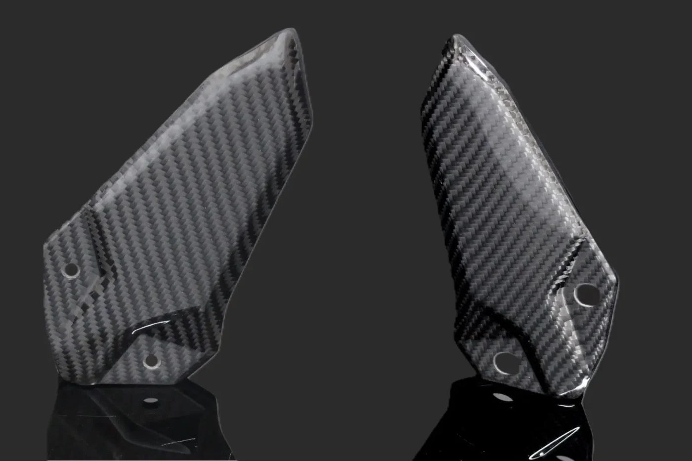 Heel Guard, Carbon, Pair, OEM Replacement, Ninja ZX-4R(R)