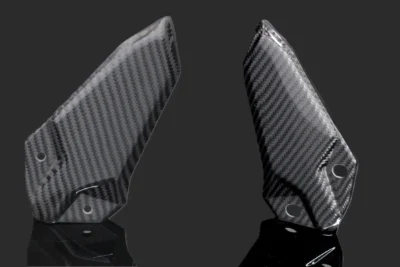 Heel Guard, Carbon, Pair, OEM Replacement, Ninja ZX-4R(R)