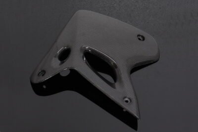 Radiator Shroud, Right, Carbon,KSR110