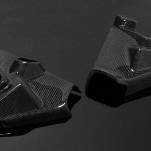 Headstock/Ignition Lock Covers, Carbon, 1985-2007 V-Max