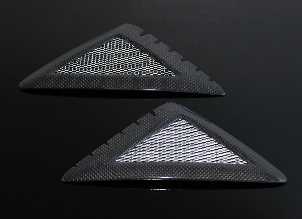 Tank Grilles, Pair, Carbon, MSX125 Grom