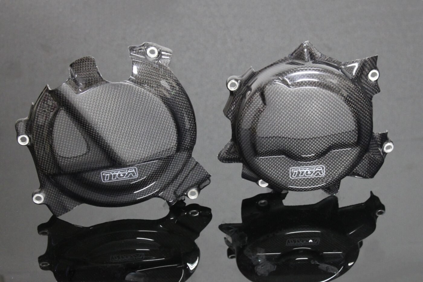 Engine Covers, Carbon, Pair, Ninja 400/500
