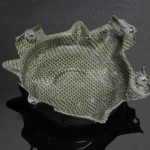 Engine Cover, Carbon, Left, Ninja 400/500