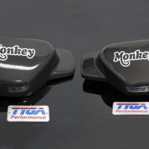 Side Cover, Carbon, Pair, Monkey 125 (2018-2024)