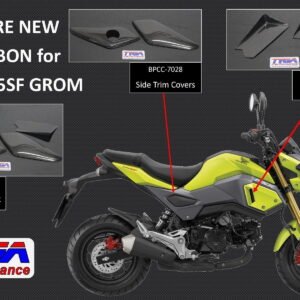 Air Duct Trim Covers, Pair, Carbon, MSX125SF Grom