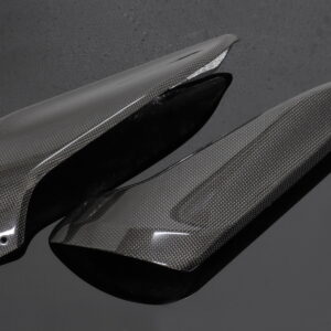 Silencer Heat Shields, Pair, Carbon, 2007-8 Yamaha R1
