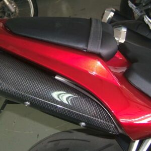 Silencer Heat Shields, Pair, Carbon, 2007-8 Yamaha R1