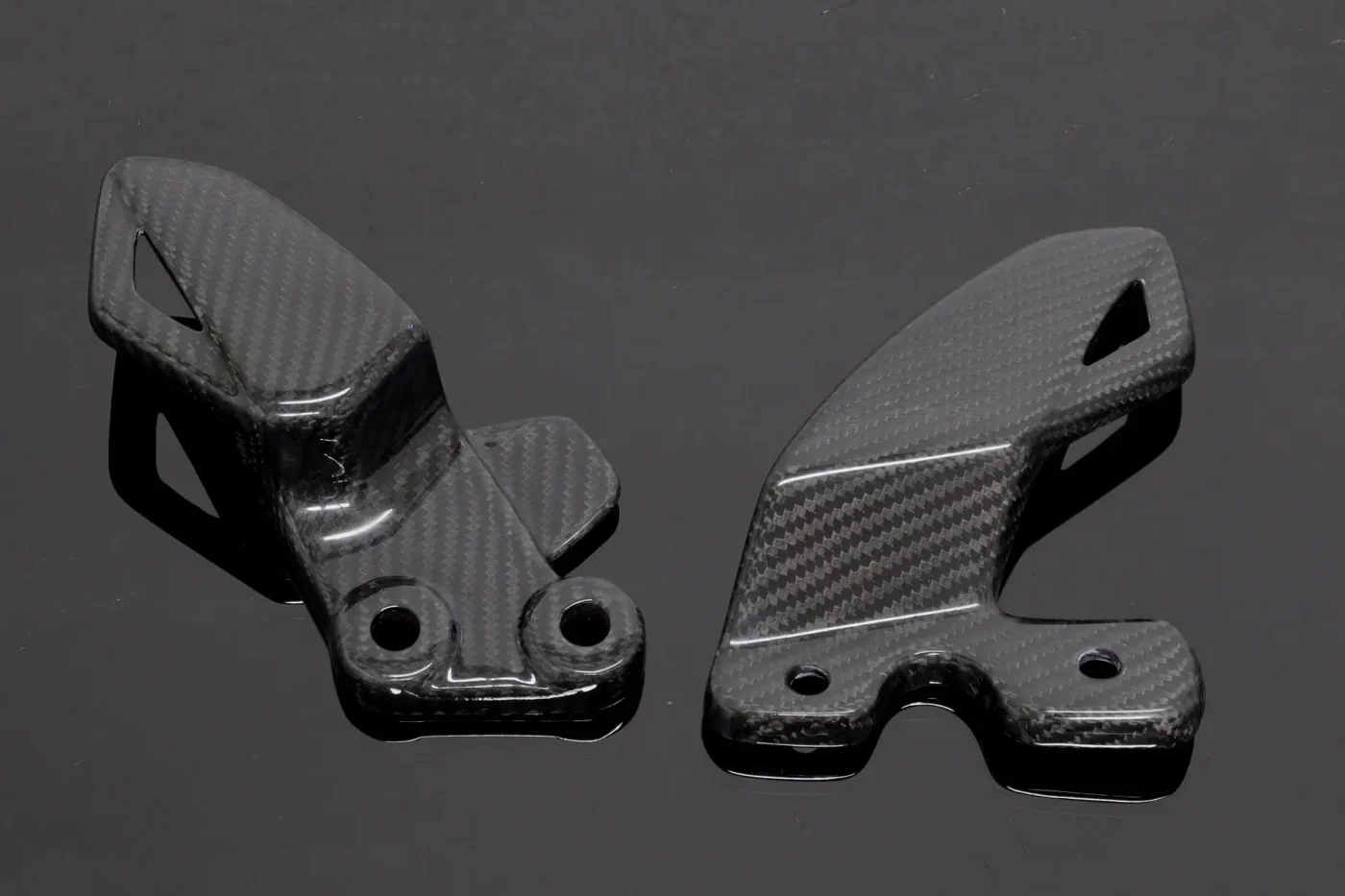 Heel Guard, Pair, Carbon, Aprilia RS-125 (2007-2012)
