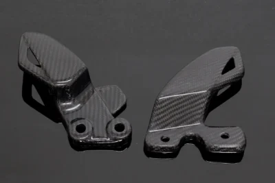 Heel Guard, Pair, Carbon, Aprilia RS-125 (2007-2012)