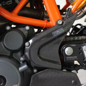 Sprocket Cover, (Carbon), KTM Duke 250 and 390