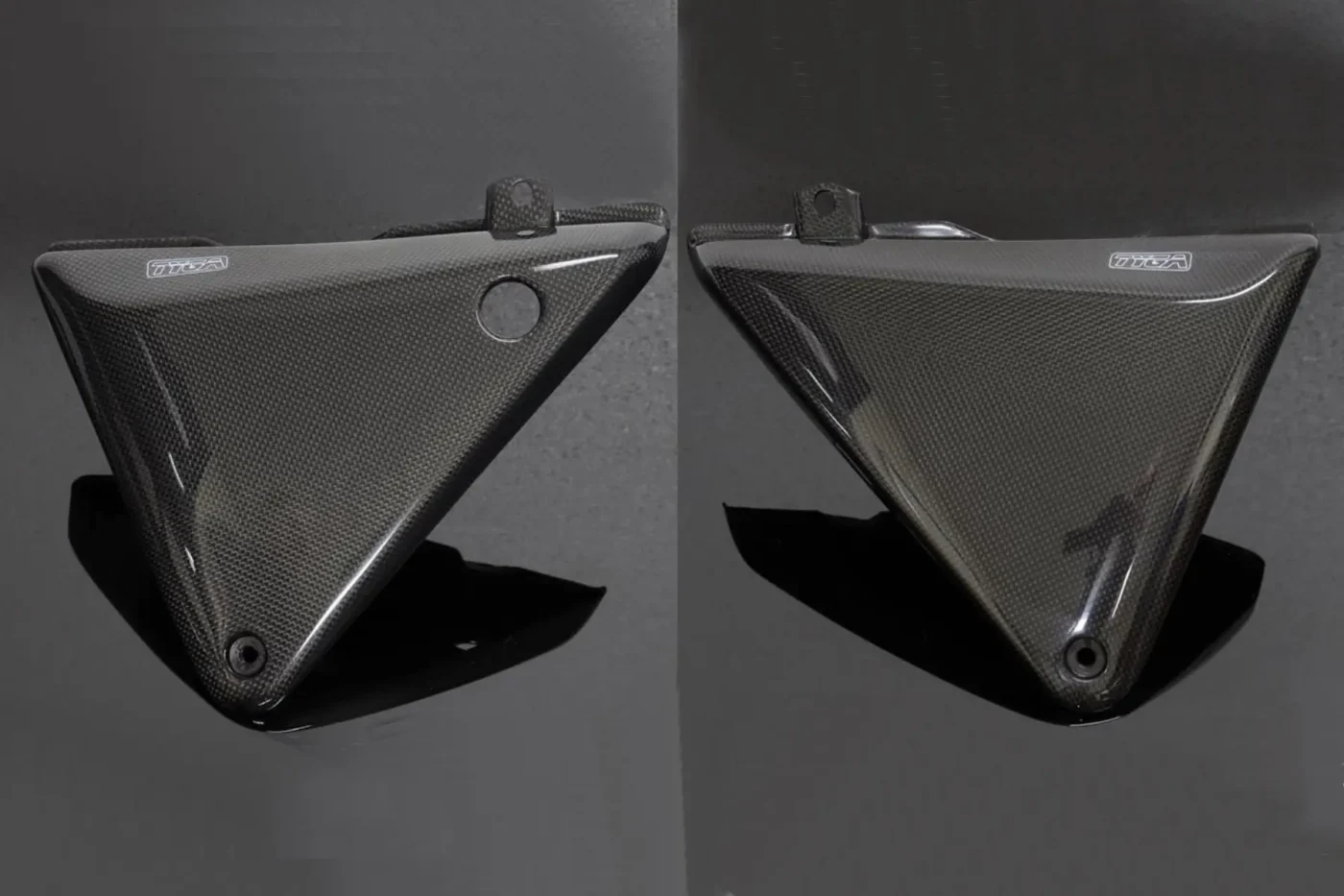 Side Cover, Carbon, Set, Honda CB400 Super Four, (1992-1996)