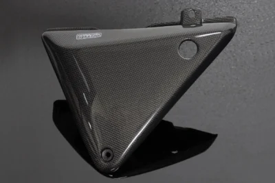 Side Cover, Carbon, Left, Honda CB400 Super Four, (1992-1996)