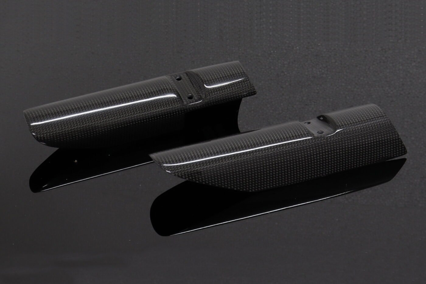 Fork Guards, Carbon, Pair, KSR110 Wraparound Type