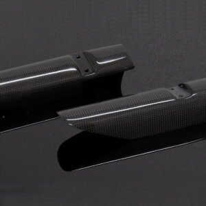 Fork Guards, Carbon, Pair, KSR110 Wraparound Type