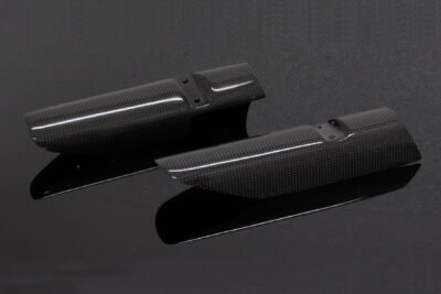 Fork Guards, Carbon, Pair, KSR110 Wraparound Type