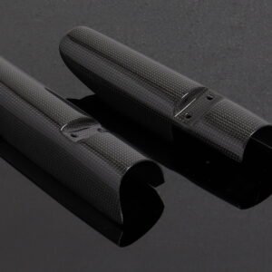 Fork Guards, Carbon, Pair, KSR110 Wraparound Type